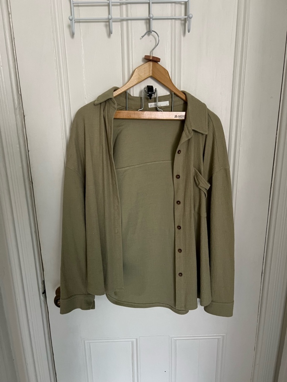OAK + FORT Oversized Knit Shirt